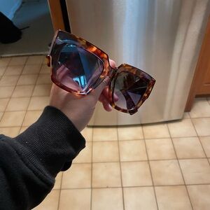 Tortoise Shell Oversized Sunglasses